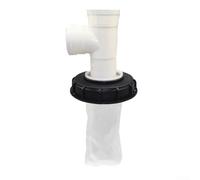 Caswynlife IBC - Cubierta de contenedor de toneladas con filtro, tapa de plástico resistente a los álcalis ácidos, para tanque de agua de lluvia, DN150 DN225 compatible con opciones de agujeros de 5
