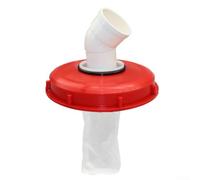 Caswynlife IBC - Cubierta de contenedor de toneladas con filtro, tapa de plástico resistente a los álcalis ácidos, para tanque de agua de lluvia, DN150 DN225 compatible con opciones de agujeros de 5