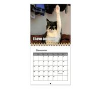 Cat Calendar - 12-Month 2026 Wall Calendar | Monthly Planner with Cute Cats Art for Holidays, Christmas, Halloween, New Year, Home, Office, Family, Kids, Friends, Gift for Cat Lovers