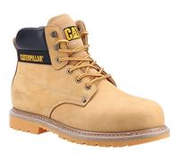 CAT Caterpillar Zapatos Altos de Seguridad S3 POWE, Multiblanco brillante, 41 EU