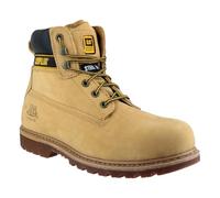 Cat Footwear Holton Steel Toe S3 HRO SRC, Botas de Trabajo Hombre, Honey, 45 EU