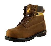 Cat Holton St S3 - Botas cortas para hombre, color Marrón (Dark Brown), talla 41 EU