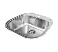 Cata 02612101 - Fregadero CS 1 Mueble de 45 Cm Sobre Encimera Inox