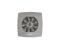 CATA - Campana extractora para baño UC-10 STD BLACK con caudal 110 m³/h, nivel sonoro 45 dB y válvula antirretorno, IP44, 8 W, 220-240 V, ideal para ambientes húmedos Black