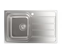 Cata CDL-1 ED - Fregadero Sobre Encimera Escurridor Derecha Mueble 45 Cm Inox