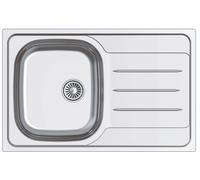 Cata CDL-1 REV - Fregadero 1 Cubet Escurridor Reversible Sobre Encimera Acero Inoxidable