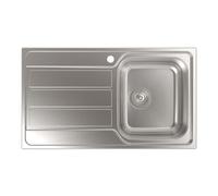 Cata CDP-1 EI - Fregadero De Cocina Acero 86 Cm 1 Cubeta 1 Escurridor
