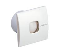 Cata Extractor Axial Silentis 15 con Frontal Extraible sin Tornillos, Nivel Sonoro Mínimo 41 db, Caudal Máximo 320 m3/h, 19 cm, Potencia 25W, Color Blanco