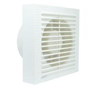 Cata Extractor de Baño B15 - Tubo corto 150 mm, 28W, Protector térmico, Nivel sonoro mínimo, Blanco