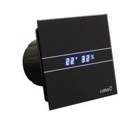Cata | Extractor baño | Modelo e- 100 Gth BK | Estractor de baño Serie e Glass | Ventilador Extractores de aire | Extractor baño silencioso | Extractor aire para baño | color negro