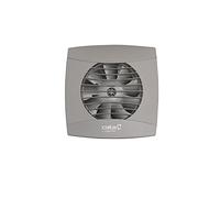 Cata Extractor Baño UC-10 HYGRO SILVER Carátula extraplana Extraible Timer Velocidad Regulable 2200 rpm Detector Humedad Silencioso 26 dB Caudal 110m3/h Potencia 8W Ligero 0,65 kg Color Gris