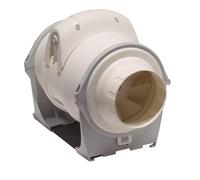 Cata Extractor Conducto en Línea 125/320, Motor Inducción Asíncrono Silencioso 26dB, IP-44, Caudal 365m3/h, 40W, Velocidad 2300, Ligero, Temp. -20-60ºC, Color Beige