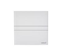 Cata Extractor de baño E-120 GT Temporizador 15 W 120 mm Panel decorativo blanco