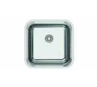 CATA Fregadero bajo encimera 02625013. CBP 40-40. Una cubeta. Inoxidable. acabado acero. Para mueble de 50 cm