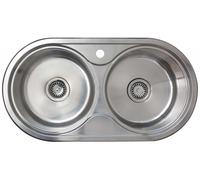 Cata 02604209 - Fregadero R 2 AG Mueble de 90 Cm Sobre Encimera Inox