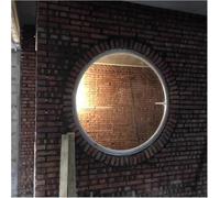 CATANK Ventana Circular giratoria para cobertizo, Ideal para decoración del hogar. Cuenta con un Marco de aleación de Aluminio y Vidrio Transparente para Mayor privacidad y Control de la