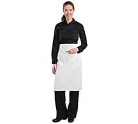 Catering aparato superstore - B132 Regular Bistro delantal, color blanco