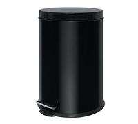 Catering aparato superstore - gg978 acero inoxidable cubo de basura con pedal, color negro