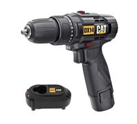 Caterpillar - atornillador AKU de 12 V, 1 batería de iones de litio de 2,0 Ah, cargador DX14