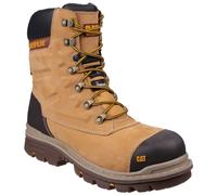 Caterpillar - Botas de Seguridad de Cuero Premier con Cordones, Diseño Impermea