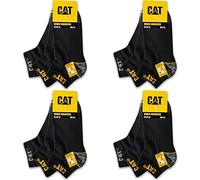 Caterpillar CAT 12 pares de zapatillas de trabajo WORK SNEAKERS de trabajo, calcetines en tallas 39-50, 12 Pairs Black, 39-42