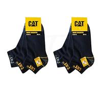 Caterpillar CAT 6 pares de zapatillas de trabajo WORK SNEAKERS de trabajo, calcetines en tallas 39-50, 6 Pares Azul, 39-42