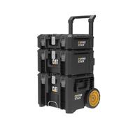 Caterpillar - Conjunto de carro y 3 maletines de herramientas DA41005