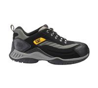 Caterpillar Moor Cuero Hombre Trabajo Diario Seguridad Zapatillas Zapatos Negros