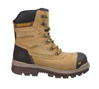 Caterpillar Premier Hombre Cuero Impermeable Trabajo Exterior Seguridad Bota Tan