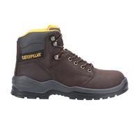 Caterpillar Striver Inyectado Hombre Seguridad Botas Protector Punta Acero Brown