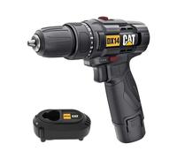 Caterpillar - Taladro atornillador AKU 18V, 1x batería 2,0 Ah Li-Ion, cargador DX145