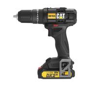 Caterpillar - taladro atornillador AKU de 18 V con atornillador de impacto, 1x batería Li-Ion 2,0 Ah, cargador DX155