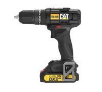 Caterpillar - taladro atornillador AKU de 18 V con atornillador de impacto, 2x batería Li-Ion 2,0 Ah, cargador DX155.1