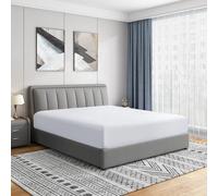Cathay Home Sábana Bajera tamaño matrimonial - Doble Cepillado Ultra Suave - Resistente a Las Arrugas y a la decoloración - Sábana Bajera de Bolsillo estándar de 14 Pulgadas - Ajuste Personalizado