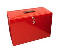 Cathedral Foolscap de metal para el hogar (rojo)