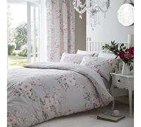 Catherine Lanfield Canterbury - Juego de Cama, 220 x 240 + 2 Fundas de Almohada de 80 x 80 cm, Color Gris