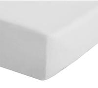Catherine Lansfield Hometexstyle - Sábana Bajera Ajustable, Color Blanco