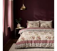 Catherine Lansfield Kashmir - Juego de cama (algodón de 200 hilos), matrimonio, 230 x 220 cm