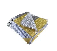 Catherine Lansfield Larsson Geo - Colcha 170 x 220 cm, Color Amarillo