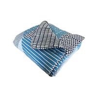 Catherine Lansfield Larsson Geo - Colcha 240 x 220 cm, Color Verde Agua