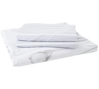 Catherine Lansfield Meadowsweet Floral - Funda de edredón (200 x 200 cm, 2 Fundas de Almohada de 80 x 80 cm), Color Blanco y Gris