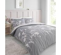 Catherine Lansfield Meadowsweet - Juego de Funda de edredón Reversible con Fundas de Almohada, diseño Floral, Color Rosa