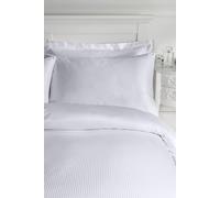 Catherine Lansfield Ropa de Cama, Satinada a Rayas, Gris, Oxford Pillowcases