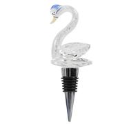 CATIEBYE Tapón para Botella de Vino Diseño de Cisne Azul, Sellado Hermético, Material Resistente, Accesorio para Conservar Vino, Adecuado para Fiesta y Adorno de Botellas