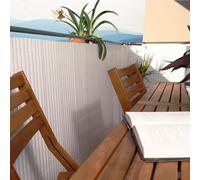 Catral | Cañizo PVC Elegance Recycane Doble Cara 30 Mm 1x3 M Blanco | Ocultación | Hilo De Nylon | Duradero Y Resistente | Protección UV