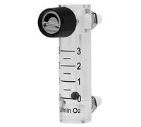 Caudalímetro de gas, caudalímetro de oxígeno LZQ-2 Caudalímetro 0-3LPM Caudalímetro con válvula de control para oxígeno/aire/gas