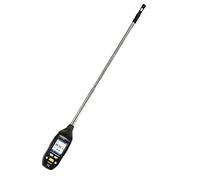 Caudalímetro de hilo térmico con memoria PCE-423N / Rango: 0 ... 30 m/s/Interfaz micro USB/Soporte para trípode de 3/8" / Formato archivo CSV/Acumulador recargable/Calibración opcional/Sonda