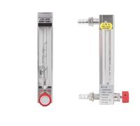 Caudalímetro de panel de gas LZB-3WB, rotámetro de tubo de vidrio con válvula de control, 1-600 ml/min para agua y 6-600 ml/min para aire, caudalímetro de área variable para gas y líquido
