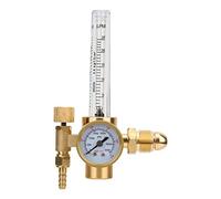 Caudalímetro Gas Argón Soldadura TIG Regulador Presión Totalmente Latón Rosca Macho G5/8 Escala Columna
