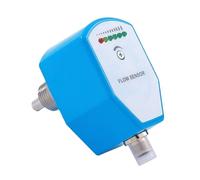 Caudalímetros, Interruptores de flujo agua termoconductores, sensores con rosca G1/2 G1/4 NPT1/4, bombas petróleo y gas, controlador electrónico enchufable(15mm probe G1-4,24vdc 4-20mA)